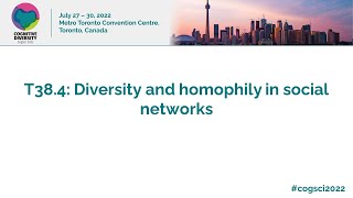 T384 Diversity and homophily in social networks [upl. by Croom]