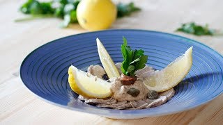 Vitello tonnato la ricetta originale allantica maniera  Piemonetese  Chef Carlo Molon  Sfizioso [upl. by Ovida900]