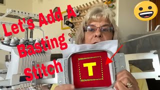 How To Do A Basting Stitch Brotherpr 1055X bastingstitch brother1055x tutorial [upl. by Hieronymus631]