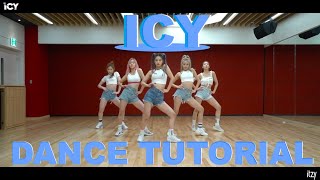 ITZY「ICY」Dance Practice Mirror Tutorial SLOWED [upl. by Lebam]