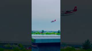 🌊🛩️ Mesmerizing Seaplane Landing in the Maldives 🌴✨ [upl. by Car]