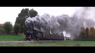 Locomotive a vapore in Italia Treni storici Fondazione FS [upl. by Antonetta]