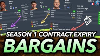 FIFA 22 SEASON 1 CONTRACT EXPIRY BARGAINS [upl. by Debor]