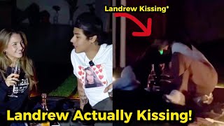 Lexi Rivera and Andrew Davila Caught Actually Kissing On Camera 💞😱 landrew [upl. by Claudette]