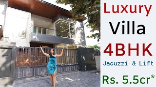 Luxury Villa Design 300 Yard 4 BHK House With Lift Premium Interior with Lift Omaxe New Chandigarh [upl. by Velma918]