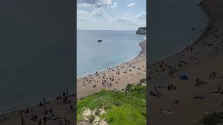 Durdle Door on the Dorset Coast  England visitengland shorts travel traveldestinations [upl. by Hagep]