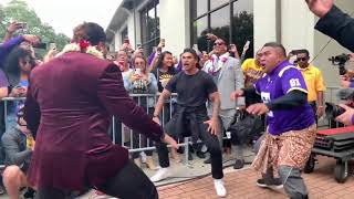 Breiden Fehoko Performs Haka With His Dad Again [upl. by Nyrem16]