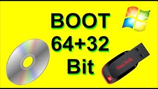 How to make bootable drive for 32bit and 64bit both [upl. by Bentley395]