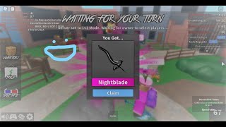 BORROWING NIGHTBLADE Roblox MM2  Trusted 29 [upl. by Iliram92]