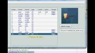 Java prog61How insert image into SqLite database and retrieve PART5 [upl. by Oramlub]