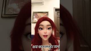 SAT GRAMMER TIPS alevel SAT ACT tips srudying fypシ゚viral trendingshorts grammar [upl. by Issak]