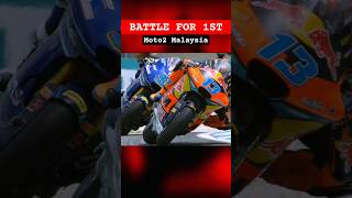 Battle For 1st Moto2 Malaysia motogp moto2 malaysiangp [upl. by Yelnahs]