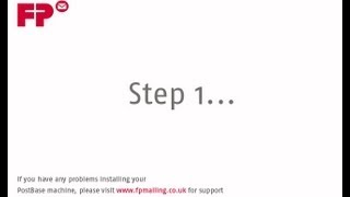 PostBase franking machine install Step 1 [upl. by Ytsirhc]