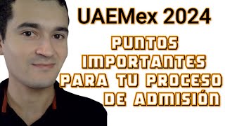 Todo sobre la convocatoria a la UAEMex en el 2024 importante [upl. by Holtz635]