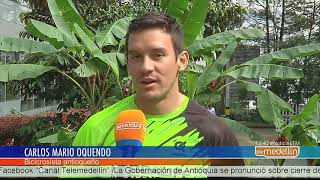 Carlos Mario Oquendo se prepara para competencias internacionales Noticias  Telemedellín [upl. by Reinaldo667]