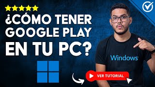 Cómo Tener GOOGLE PLAY STORE en tu PC con Windows 1110  🛍️​ Google Play Store para PC 🛍️​ [upl. by Atirma220]