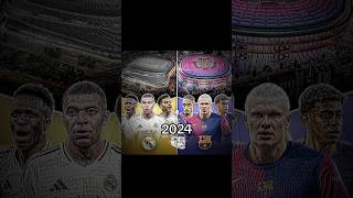 Real Madrid vs Barcelona and 2024  2015 🤯football laliga edit realmadrid barcelona [upl. by Ingrim]