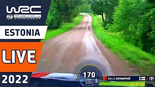 WRC Rally LIVE  Shakedown for WRC Rally Estonia 2022 [upl. by Cynthie733]