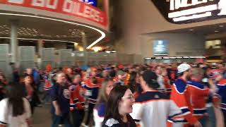 Edmonton Oilers vs Dallas Stars  Game 6  Fans Exit Arena After Win [upl. by Gillie]