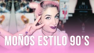 Space Buns  Moños estilo 90s  Tutorial [upl. by Michale137]