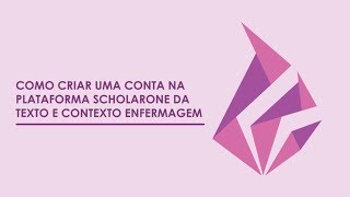 Como criar uma conta ScholarOne da TCE [upl. by Eselahs]