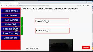 Raw ASCII over RS232 to RS232 [upl. by Kaasi722]