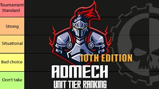 Adeptus Mechanicus Unit Tier List  Warhammer 40K  NKG LIVE [upl. by Kcirrad132]