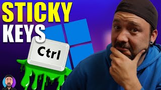 Turn OFF Sticky keys Prompt on Windows [upl. by Rossy659]