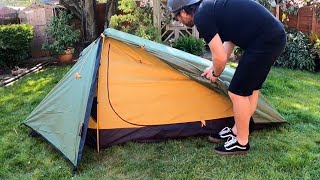 OEX PHOXX ii v2  Setting up this backpacking tent [upl. by Nemrak]