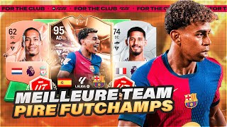 Ma Meilleure Team pour faire Mon Pire FUT Champions sur FC 25 Ultimate Team avec 0€ [upl. by Roshan]