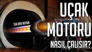 UÃ‡AK JET MOTORU NASIL Ã‡ALIÅIR  150000 HP  Ne Nedir [upl. by Aianat]