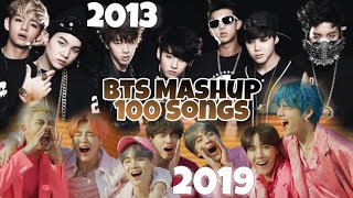 BTS 방탄소년단 100 SONGS MASHUP  Bangtan Mashups [upl. by Nosretep242]