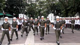 Changing of Guards Ceremony  Istana Singapore  2 December 2012 [upl. by Nilrah]