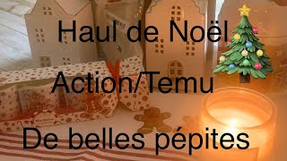 🎄 haul de noël 🎄 noel petitprix decoration action temu ideedeco haul haulaction [upl. by Reniar]