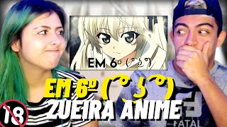 REACT  🔥😈 EM 6º  ͡° ͜ʖ ͡°  ZUEIRA ANIME  Akachi BR CASALZINHO [upl. by Selma]