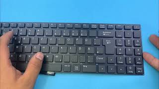 How to install and fix the keyboard keys of Medion laptop MP12C96D0 [upl. by Cower]