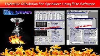 NFPA 13 Fire Sprinkler Elite Software Hydraulic Calculation for Light Hazard [upl. by Corneille]