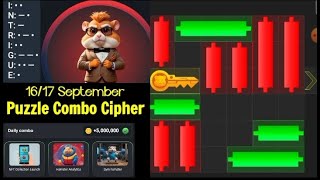 1617 September Hamster Kombat Mini Game Puzzle Combo Cipher Solved [upl. by Dowling917]