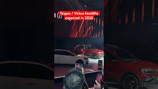 VW Taigun amp Virtus facelifts with 360 degrees camera expected to be launched in 2025 volkswagen [upl. by Jayme]