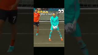 What a goal 😆😲😎 Oh no😆😁🤔 football footballmatch funny funnyshorts footballskills [upl. by Glenine]