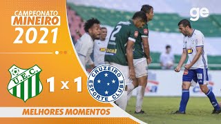 UBERLÂNDIA 1 X 1 CRUZEIRO  MELHORES MOMENTOS  1ª RODADA MINEIRO 2021  geglobo [upl. by Ahseekal608]