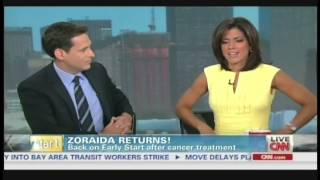 Zoraida Sambolin returns after recovering from breast cancer on quotEarly Startquot August 5 2013 [upl. by Yllak]