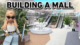 BUILDING A MALL In BLOXBURG [upl. by Atnim]