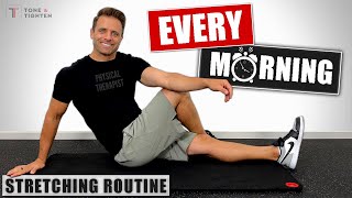 Quick Morning Stretching Routine For Flexibility Mobility And Stiffness [upl. by Rialc212]