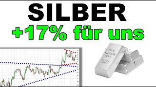 ✯ Silber ist Gold 17 mit Charttechnik ✯ Chartanalyse Analyse Charttechnik Prognose [upl. by Anitsud]