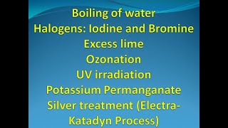 Disinfection Process in Water Treatment Plant  Methods of Disinfection  Ozonation  UV radiation [upl. by Nortal]