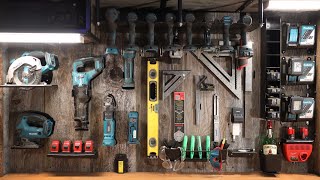 Tool Wall with Custom Tool Holders [upl. by Yellac]