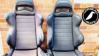 Corbeau Seat Installation and First Impressions  8th gen civic [upl. by Lubbi]