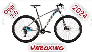 Unboxing Oggi Big wheel 70 2024 com novo Shimano Cues [upl. by Megdal900]