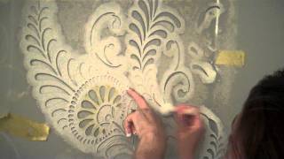 How To Stencil A Wall [upl. by Darlene]